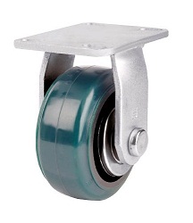 Heat Resistant Caster For High Load Weight Use (Urethane Wheels), Fixed TP7260R-KPL-PCI