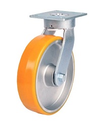 Heat Resistant Caster For High Load Weight Use (Maintenance-Free Urethane Wheels), Independent TP6687-PAL-PBB