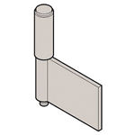 Stainless Steel 2-Tube Flag Hinge, B-1543-A B-1543-A-1