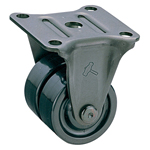 Dual Wheel Securing Caster with No Stopper K-455R K-455R-38