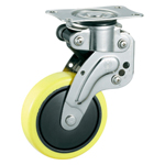 Stainless Steel Freely Swiveling Caster with Shock Absorber, without Stopper, K-1560G K-1560G-125-UR