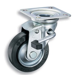Large-Type Pressed Swivel Caster (With Stopper) K-52S K-52S-200