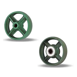 Wheels for Ductile Casters, Standard Type Cast Iron Wheels (with Bearings) FA/FB 180FB