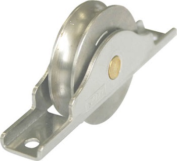 Stainless steel bearing door roller round type (C shaped frame)