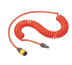 Urethane Coiled Hose (with Plastic Coupling)