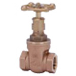 Gate Valve, J10K Type Lead Free Bronze Screw Down For Embedding (Non-Rising Stem)