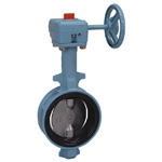 L-Long Butterfly Valve, Worm Gear Type, 10K (5K Shared), Spheroidal Graphite Cast Iron Wafer Type Rubber Seat 10L2-N-UE-250A