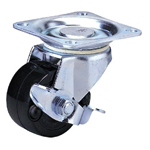 Middle-Class 100ZHs - Truck Type - for Heavy Load - with Stopper - Synthetic Rubber Wheels (Gasket Caster)