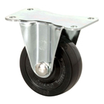Standard Class 600B Fixed Type, Roller Bearings Included, Synthetic Rubber Wheel (Packing Caster) 608B