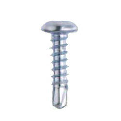 Trivalent Bright Chromate Screw, Pan Head