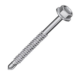 Jack Point Hex Screw With Stainless Steel Cap JPSUSCAP-3W-6X90