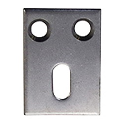 Stainless Steel Flush Plate Stop Vertical/Horizontal Hole
