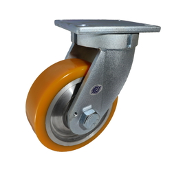 High Hardness Urethane Caster for Super Heavy Weights, Swivel Wheel (HDUJ Type) HDUJ200-ST-TL
