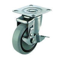 SUS-SJ-S Free Wheel Plate Type (with Stopper)
