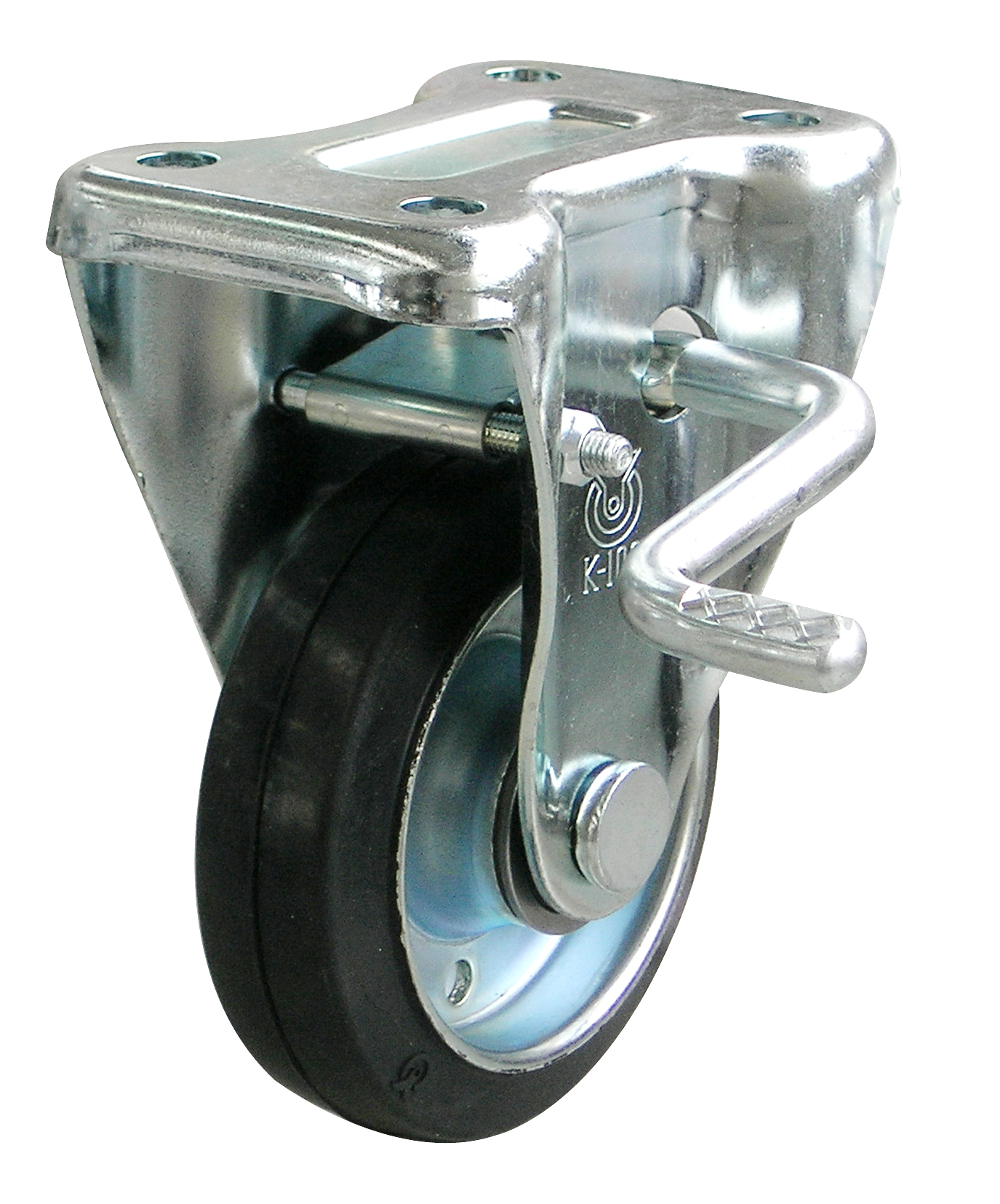 KB Model Rigid Wheel Plate Type (With Stopper) WKB-100(R)