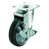J2-S Model Swivel Wheel Plate Type (With Stopper) GUJ2-150S