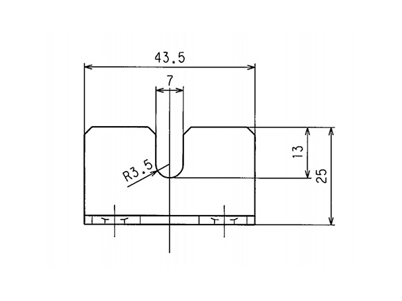 Dimensional drawing 1 of HKC-SPT40