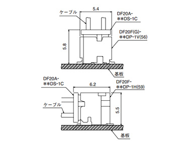 Short-pitch, low-profile design