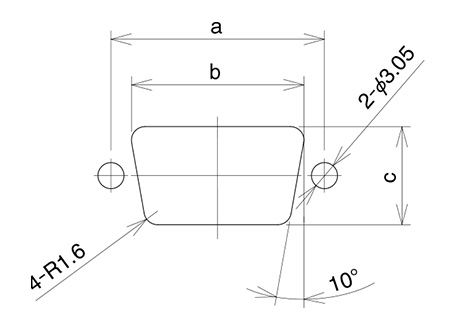 Mounting Hole Dimensional Drawing