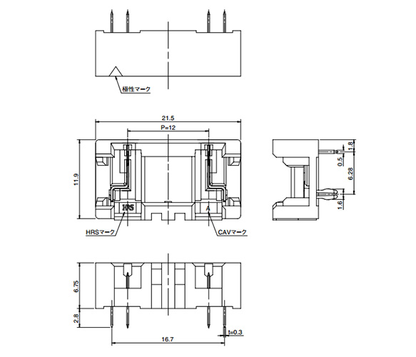 MDF51K (P = 12‑mm type)