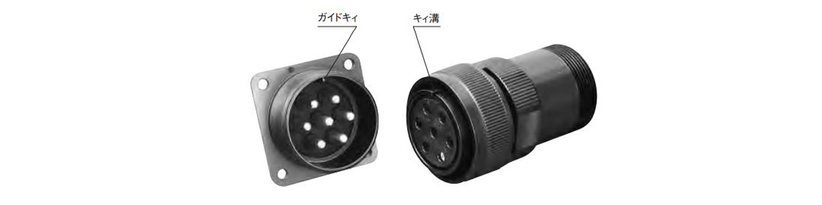 Guide key and key groove