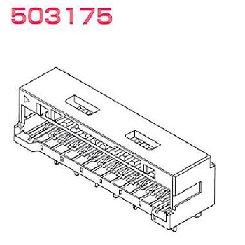 CLIK-Mate? Wire-to-Circuit Board Angle Type(503175) 