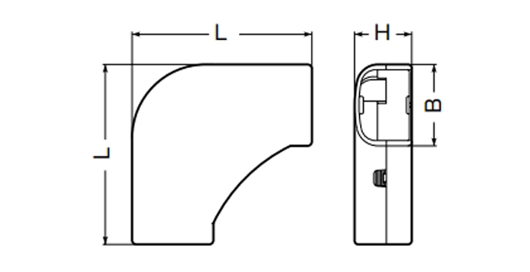 Cable Raceway Duct Accessory: Bend Bracket for Duct: Related images