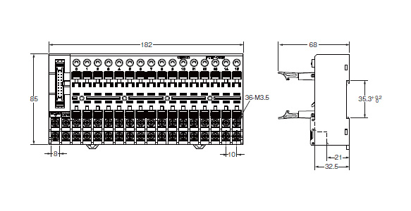 I/O Terminal P7TF-IS16/OS16/OS08: related images