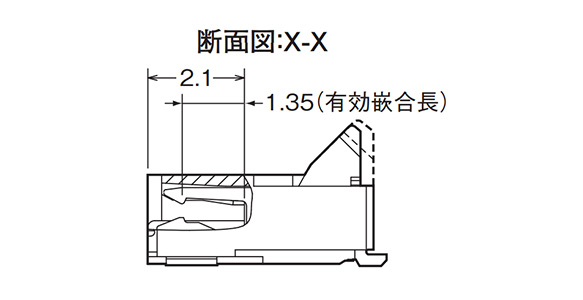 Rotary Backlock Type (0.5-mm pitch double contact type) XF2M: related images