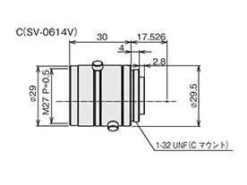 High-Resolution/Low-Distortion Lens For C-Mount Cameras: related image