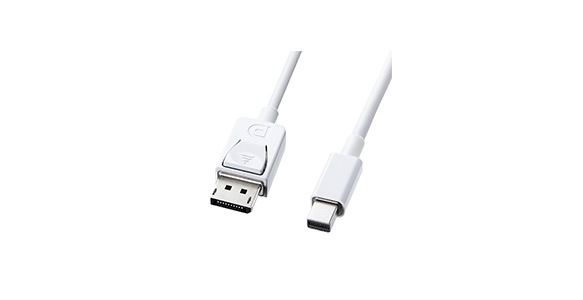 Image of Mini DisplayPort to DisplayPort Conversion Cable (2 m, White)