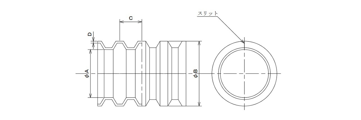 Dimensional drawing of TKCT-07-10