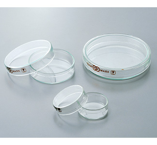 Flat petri dish external appearance