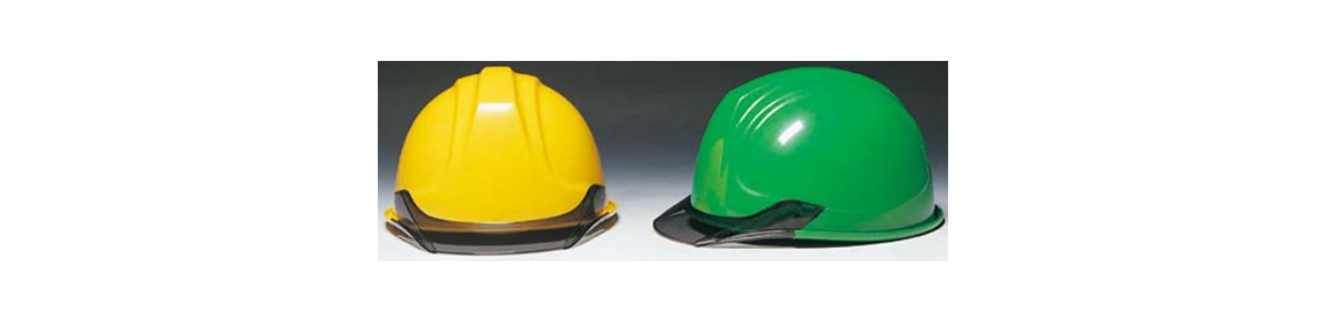 Hard Hat SY-C Type (With Transparent Visor, Raindrop Prevention Groove, Shock Absorbing Liner): Related images