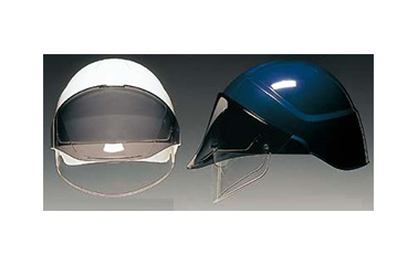 A transparent visor and a face shield can protect your important eyes.