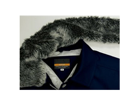 Detachable collar boa: Firmly guards the outside air entering from the neck. Can be removed.