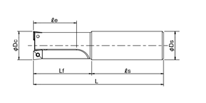 Selection support 1 of counterbore cutter, PZAG insert