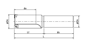 Selection support 2 of counterbore cutter, PZAG insert