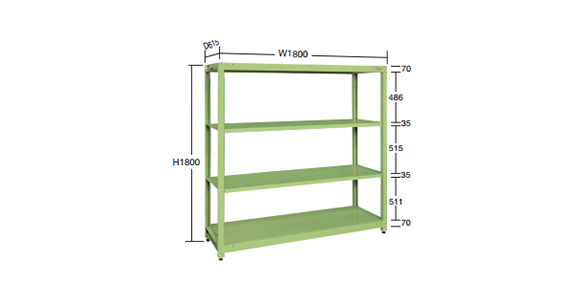 Dimensional drawing (SLN-1854) · Weight: 4 tiers = 84 kg, 5 tiers = 98 kg