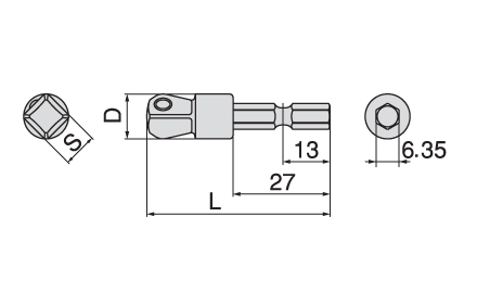 Flex Socket Adapter For Electric Drill 