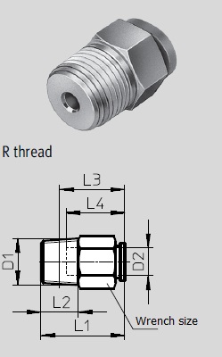 Straight piece, QSM Series 