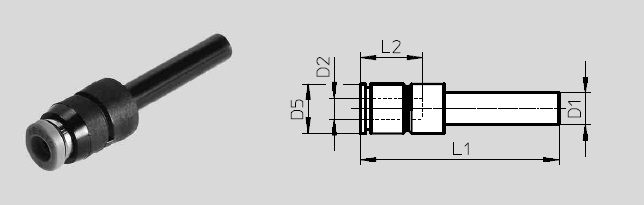 Straight piece, QSM Series 