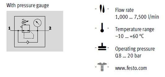 Pressure regulator, MS6 Series 