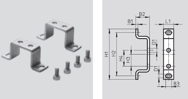 Mounting bracket, HFOE Series