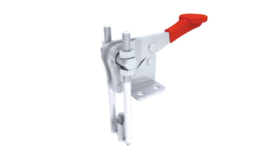 Latch Type Toggle Clamps with Flanged Base / U-Hook, GH-40344/GH-40344-SS 