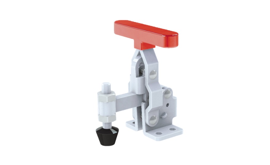 Toggle Clamp - Vertical-Handled - Fixed-Main-Axis-Arm Type (Flange Base) GH-12070 