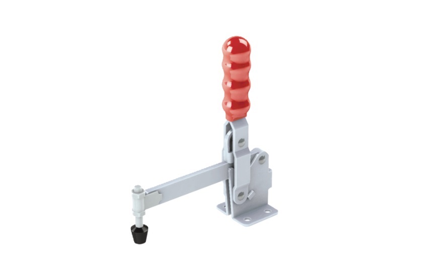 Toggle Clamp - Vertical-Handled - Solid Arm (Flange Base) GH-12215 