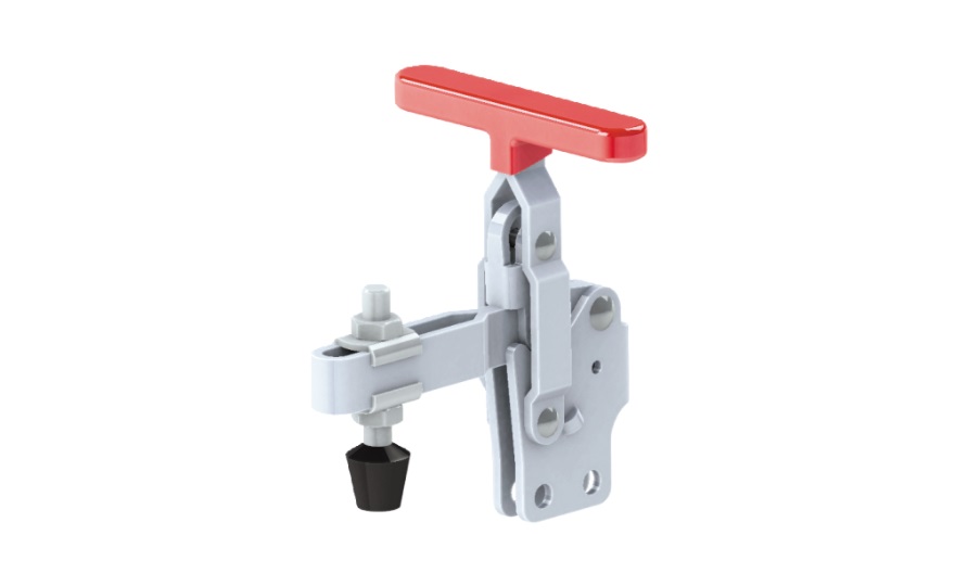 Toggle Clamp - Vertical Handle - U-Shaped Arm (Straight Base) T-Handle, GH-12136 