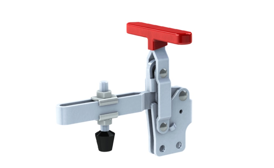 Toggle Clamp - Vertical Handle - U-Shaped Arm (Straight Base) T-Handle, GH-12136 