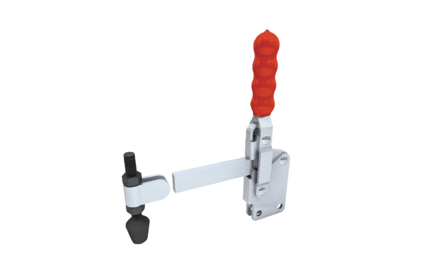 Toggle Clamp - Vertical Handle - Solid Arm (Straight Base) GH-12280 
